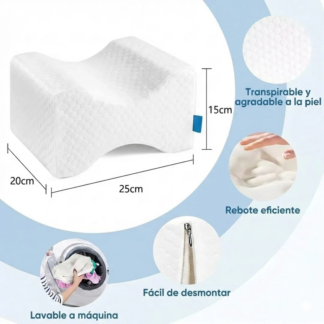 AlignSleep™ – Cojín Ergonómico de Descanso para Piernas y Rodillas