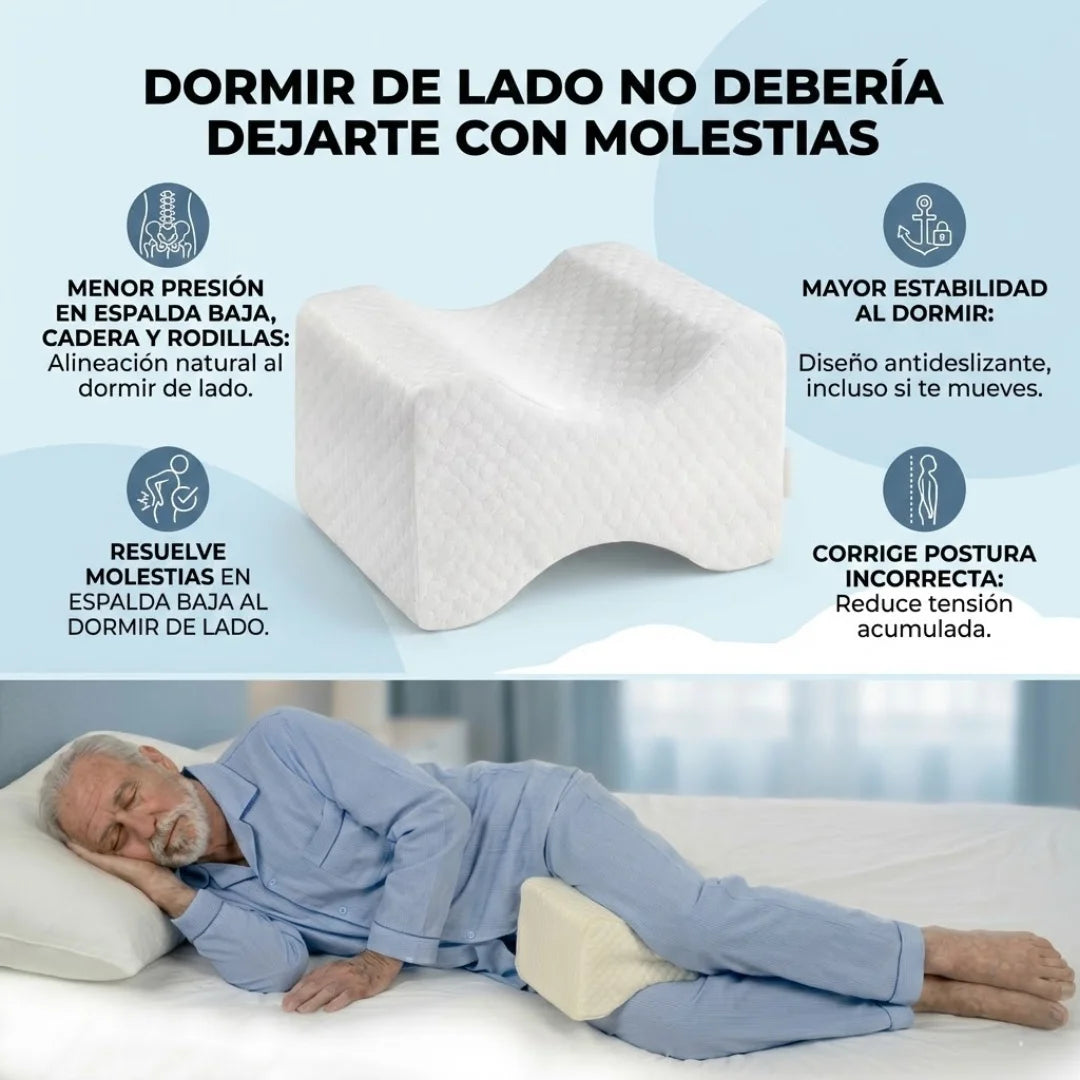 AlignSleep™ – Cojín Ergonómico de Descanso para Piernas y Rodillas