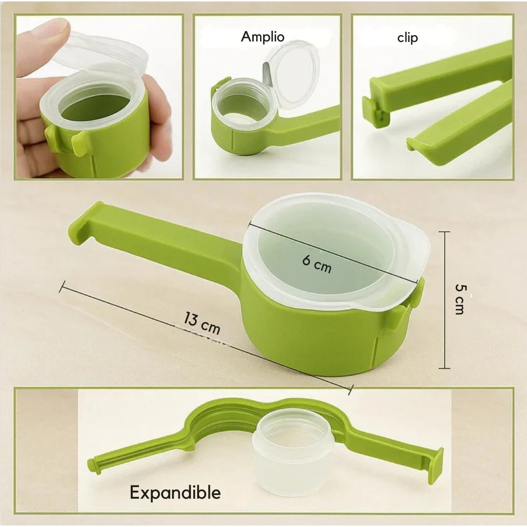 SELLADOR DE BOLSAS DE ALIMENTOS CON TAPA