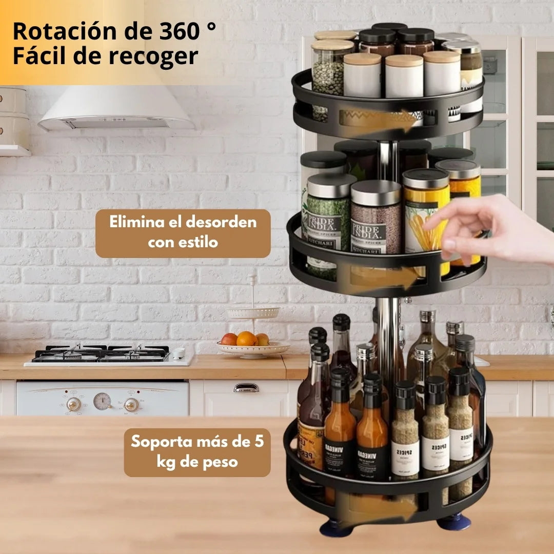 ORGANIZADOR GIRATORIO 360 3 NIVELES