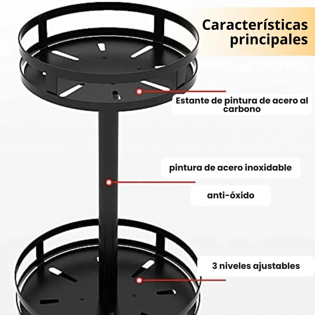 ORGANIZADOR GIRATORIO 360 3 NIVELES