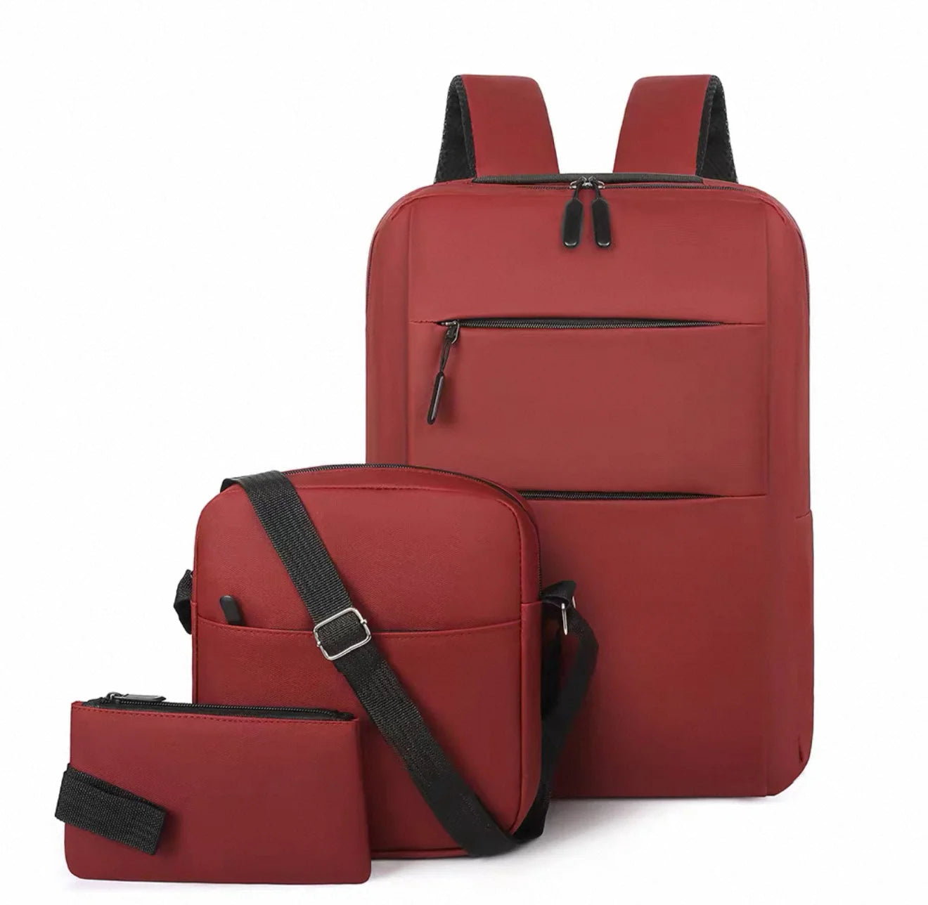 Combo Bolsos 3 en 1 ( Bolso + Mochila + Cartuchera )