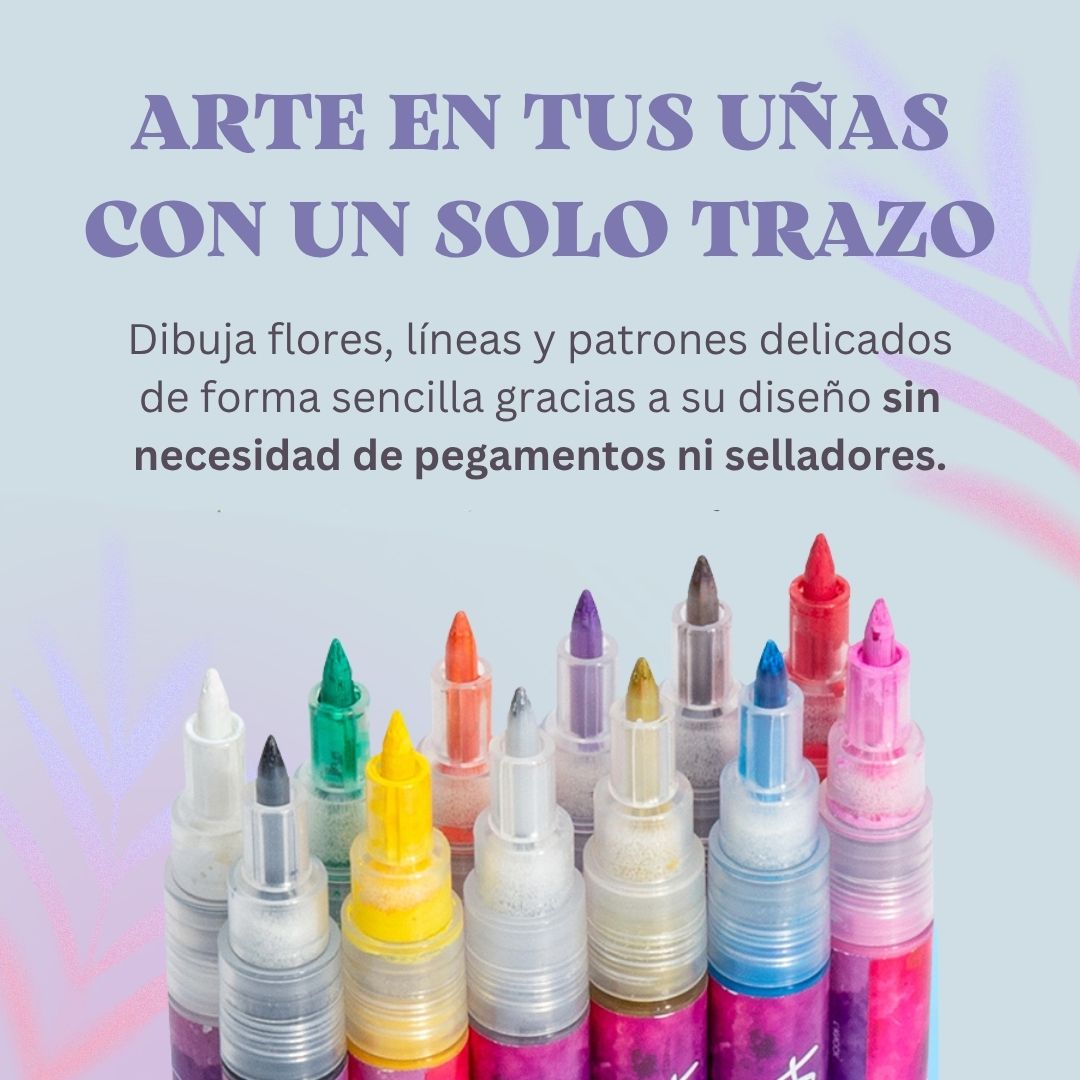 MARCADORES DECORATIVOS DE UÑAS NAIL ART
