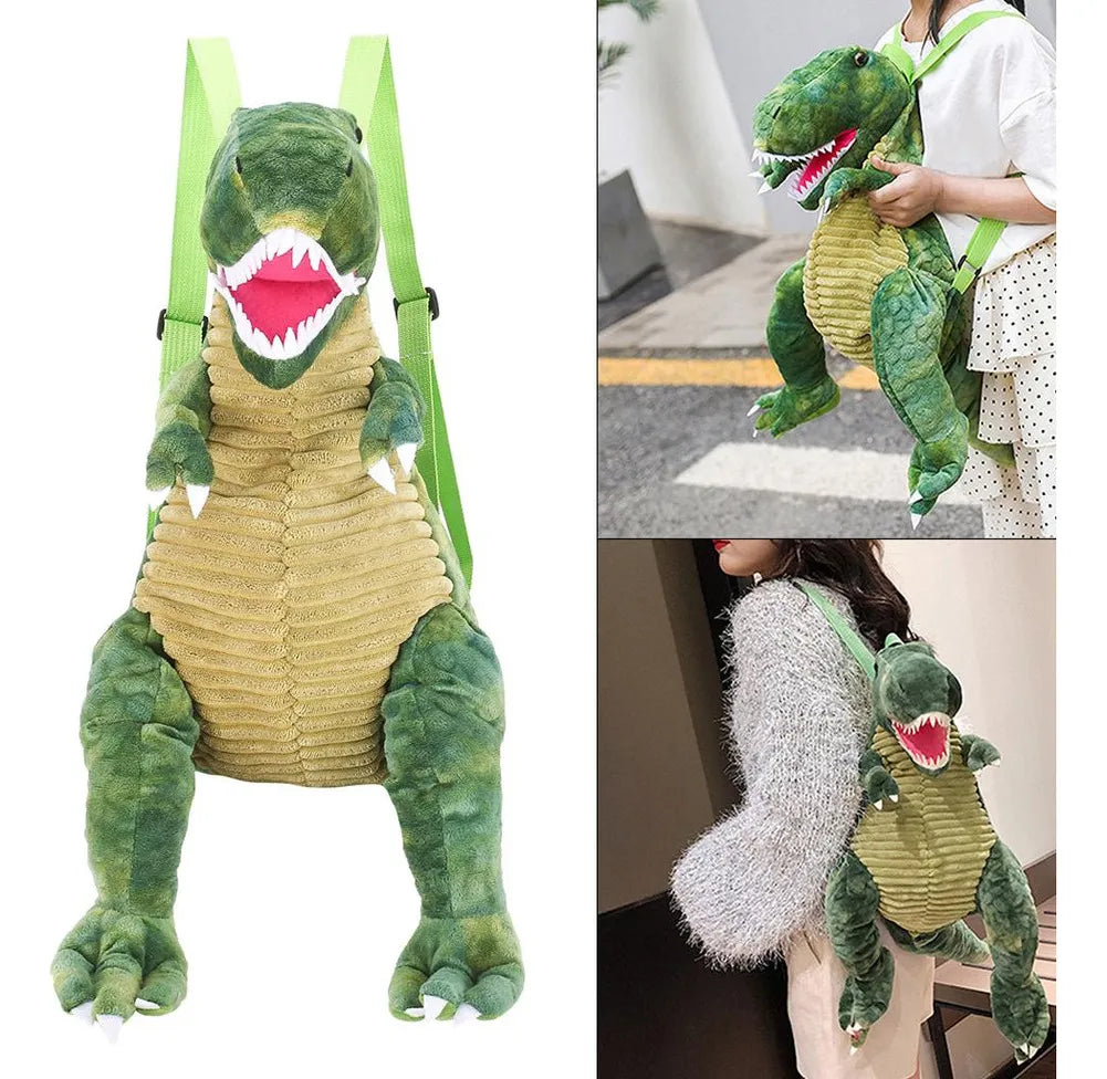 MOCHILA INFANTIL DINOSAURIO DE PELUCHE