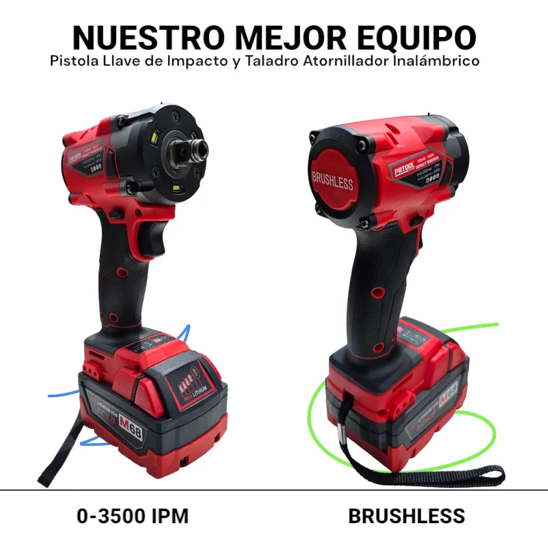 PRTOOL - Taladro de impacto 2 EN 1