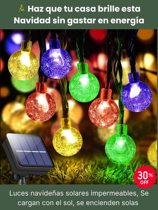 Luces Navideñas Solares
