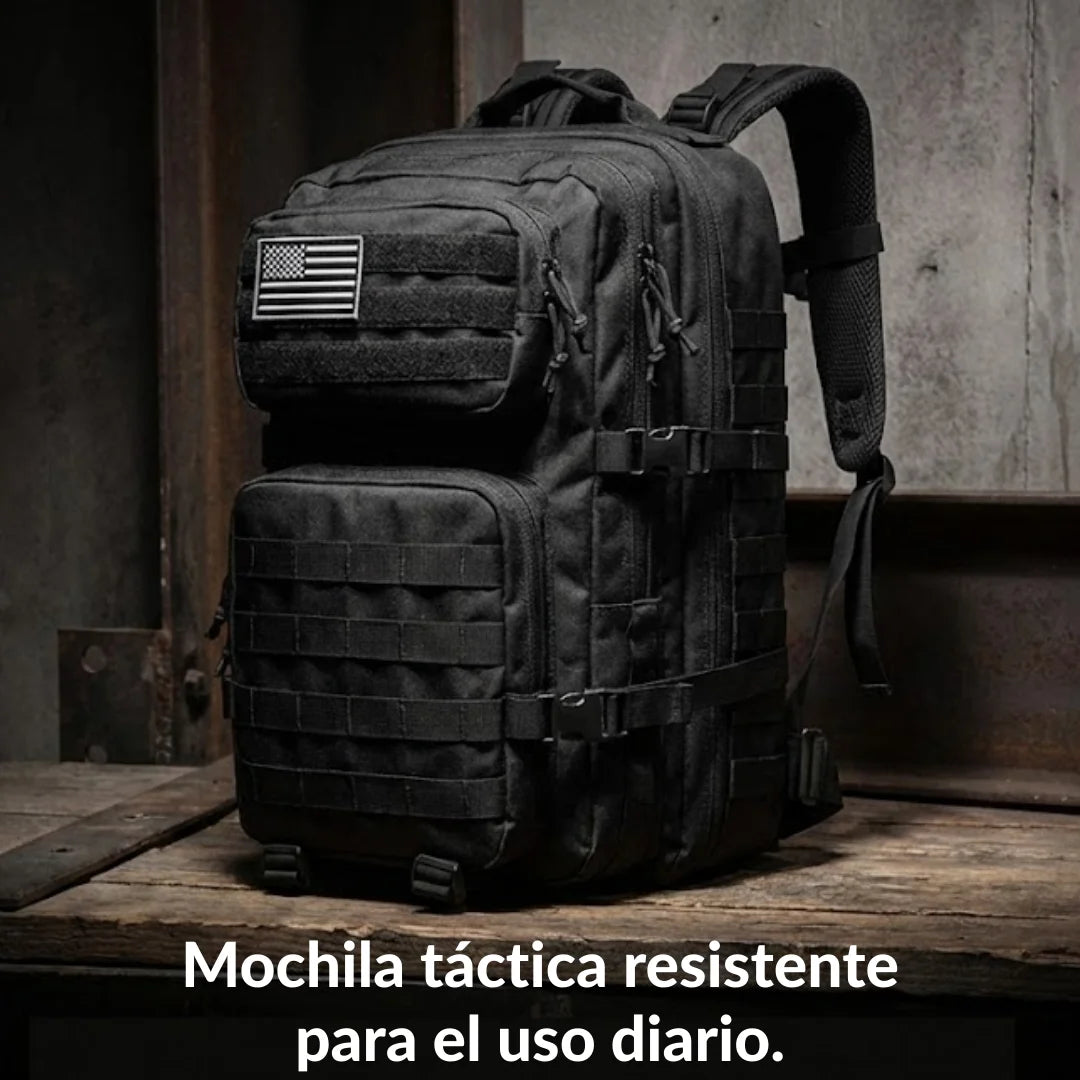 Mochila Táctica Militar 50L – Resistente, Impermeable y Multiusos