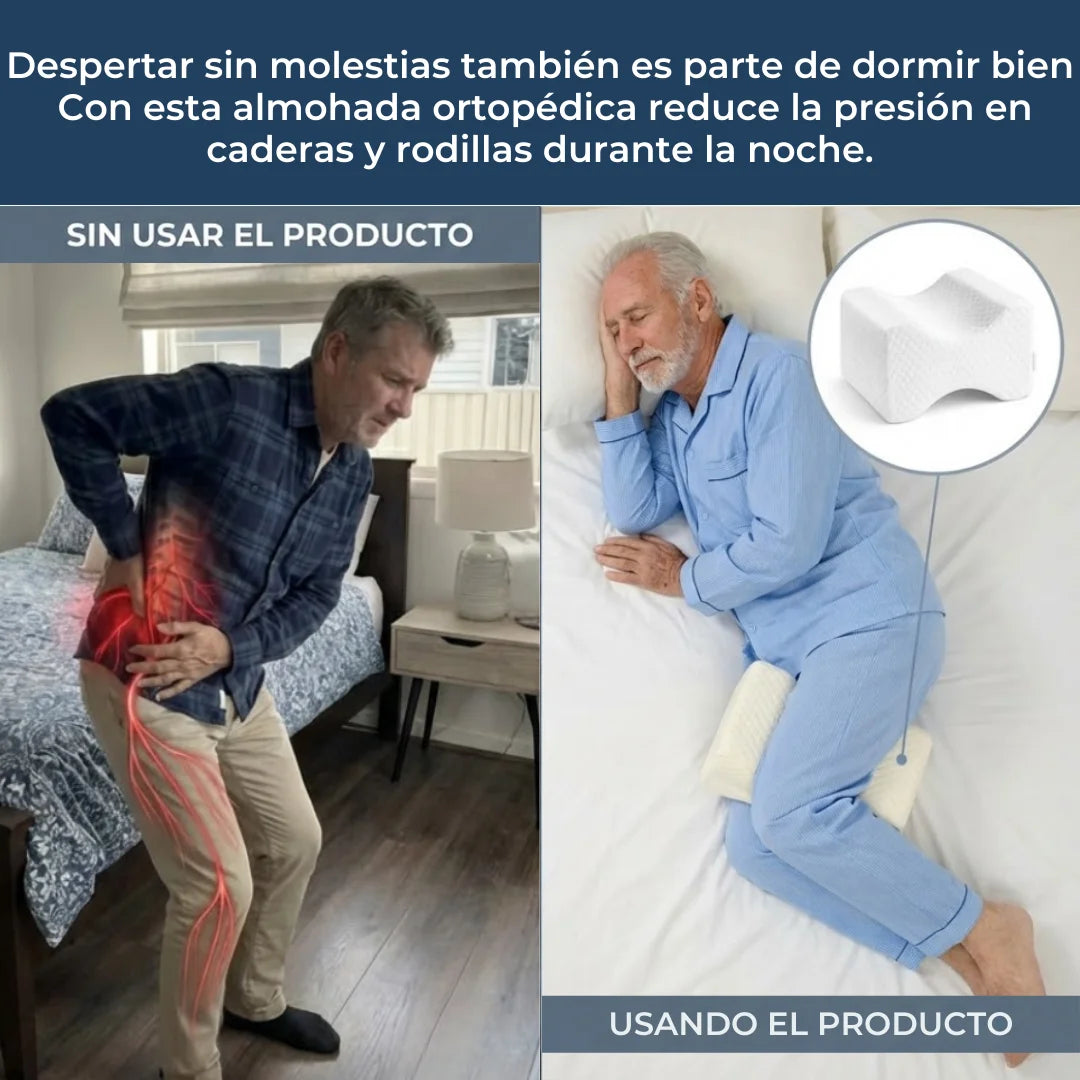 AlignSleep™ – Cojín Ergonómico de Descanso para Piernas y Rodillas