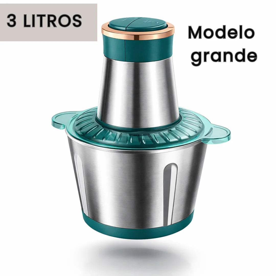 Molino picador de 3 LITROS - Pica, Tritura y Procesa Cualquier Alimento