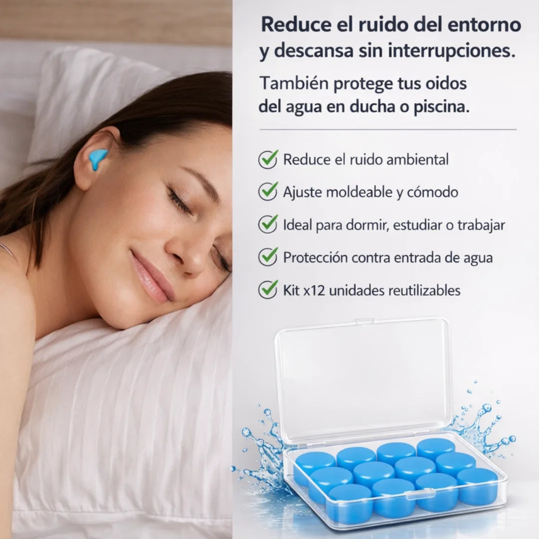 SilenceFit™ – Silencio real para dormir mejor y cuidar tus oidos