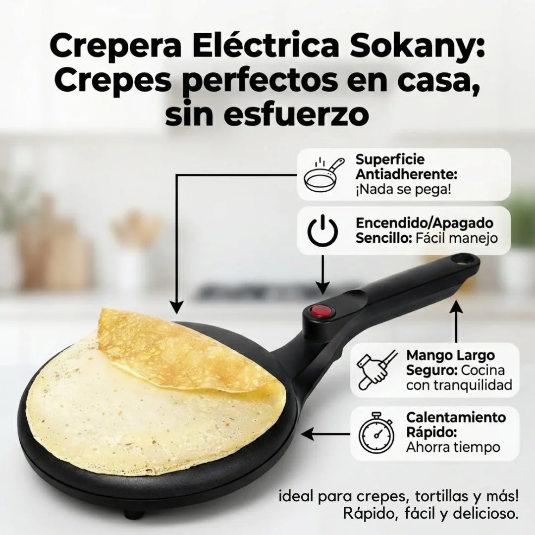 Crepera Eléctrica Sokany