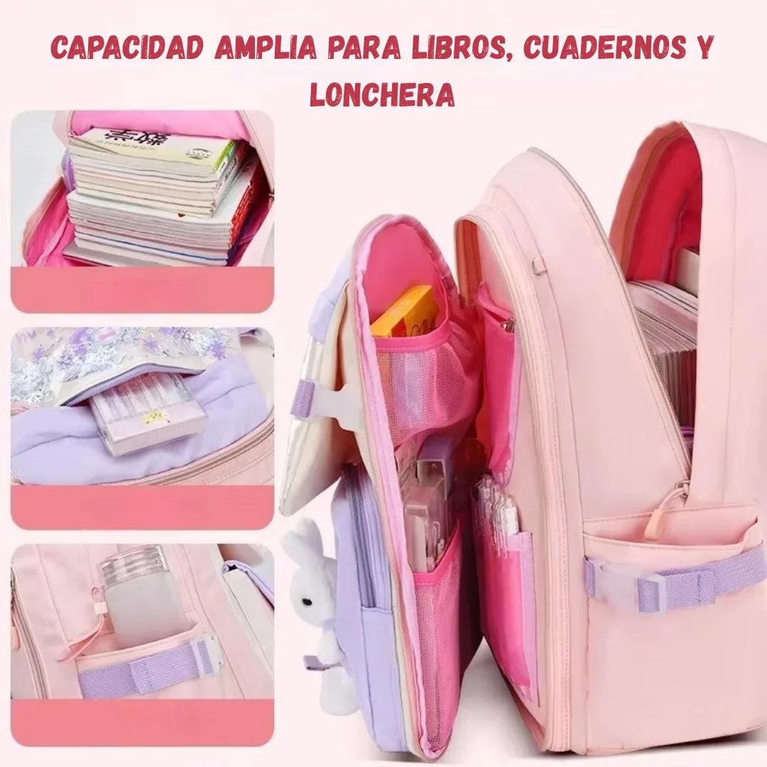 Mochila Escolar Infantil Resistente al Agua