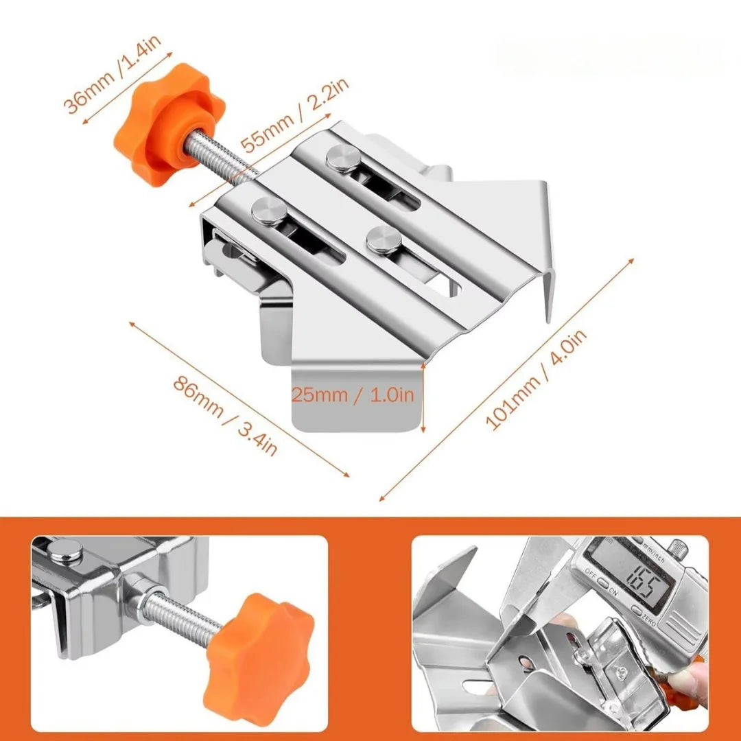 Abrazaderas 90° Pro - Sujeción Precisa para Carpintería