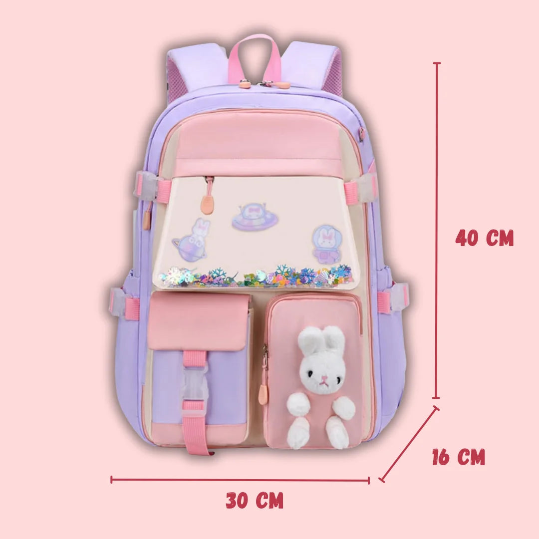 Mochila Escolar Infantil Resistente al Agua