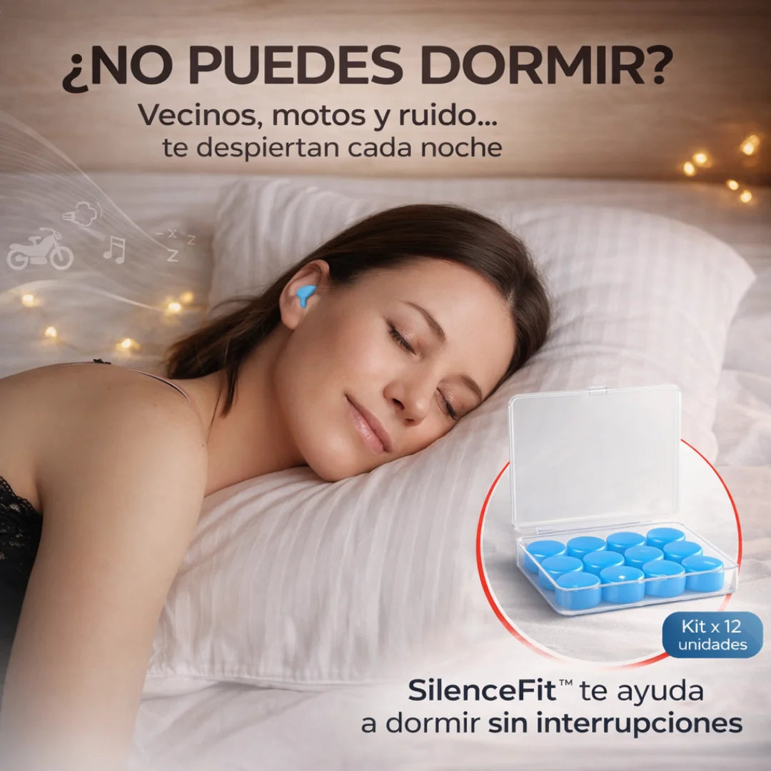 SilenceFit™ – Silencio real para dormir mejor y cuidar tus oidos