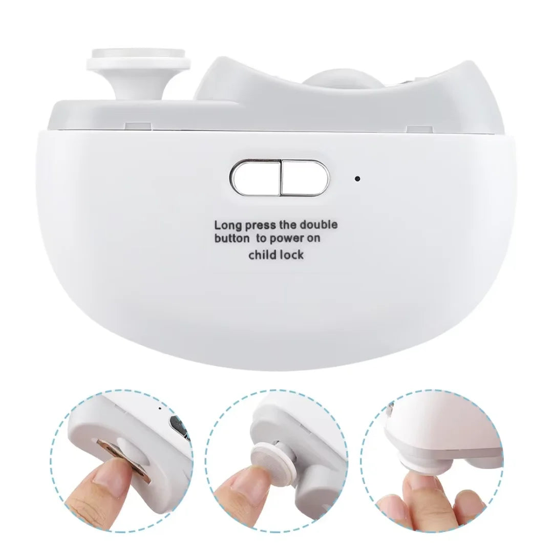 NailSafe Electric™ – Cortaúñas Seguro y Preciso