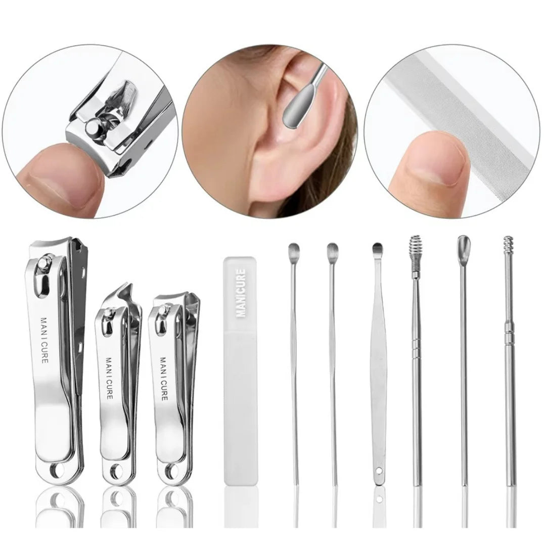 CarePro™ Kit 2-en-1 Manicura & Oídos