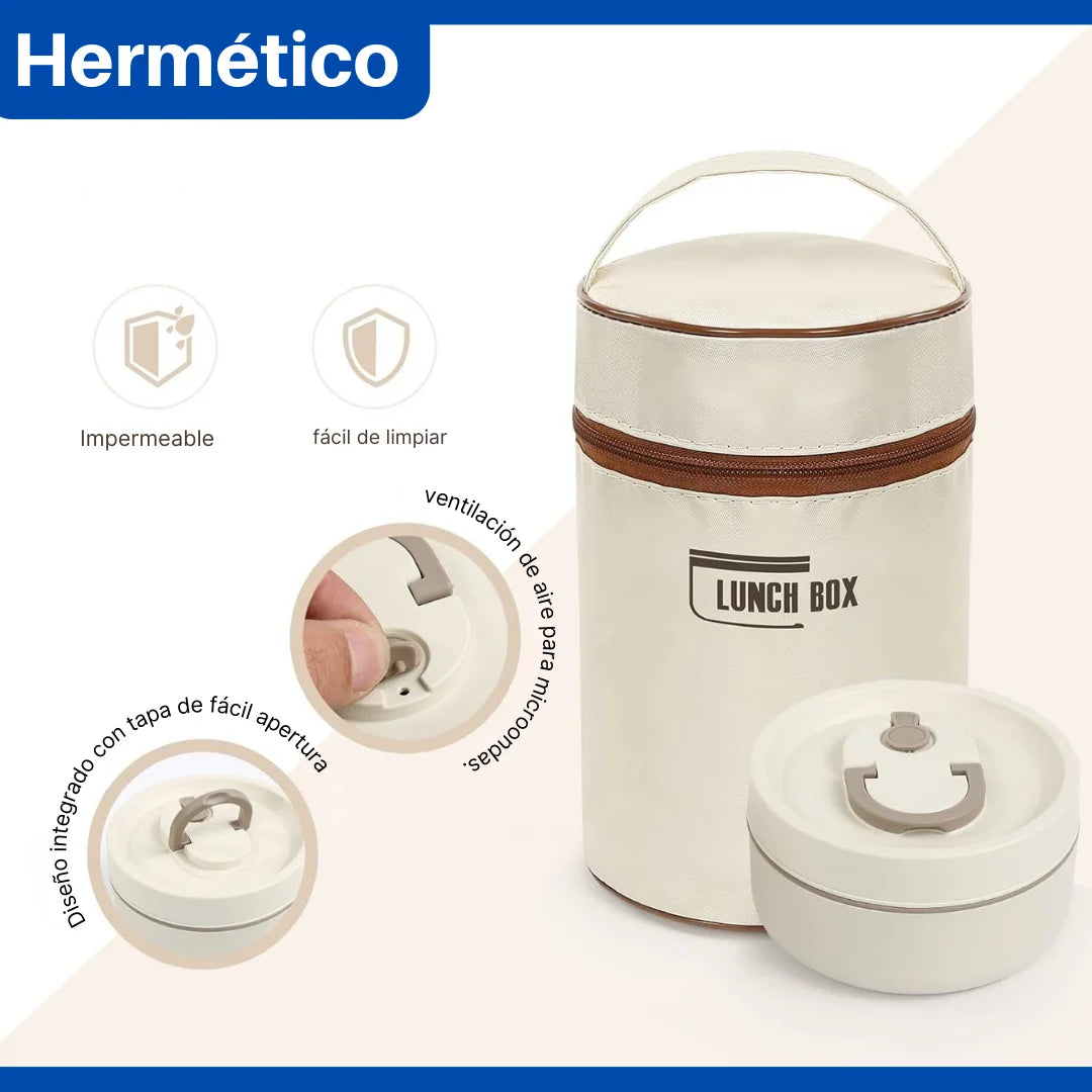 Lonchera termica x3 piezas