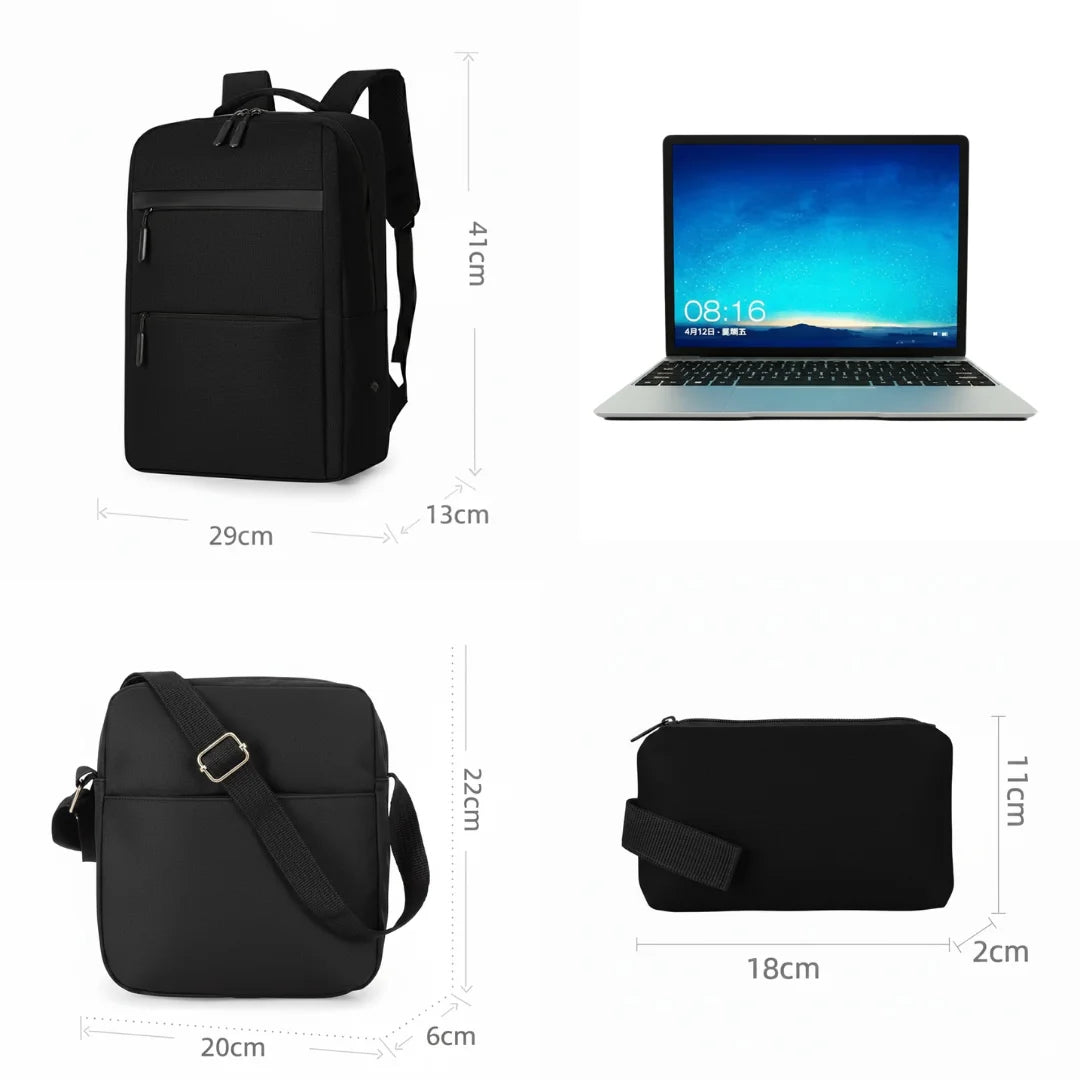 Combo Bolsos 3 en 1 ( Bolso + Mochila + Cartuchera )