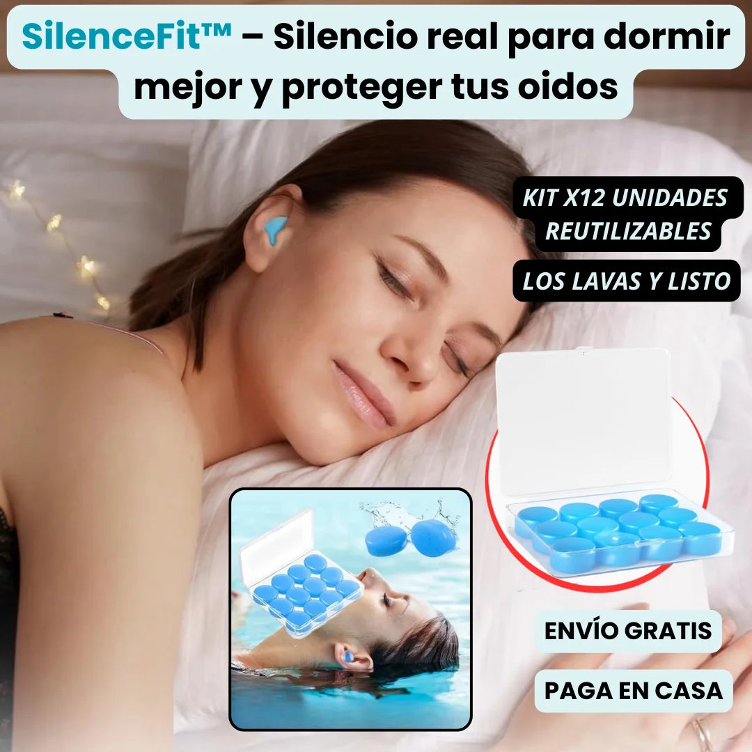 SilenceFit™ – Silencio real para dormir mejor y cuidar tus oidos