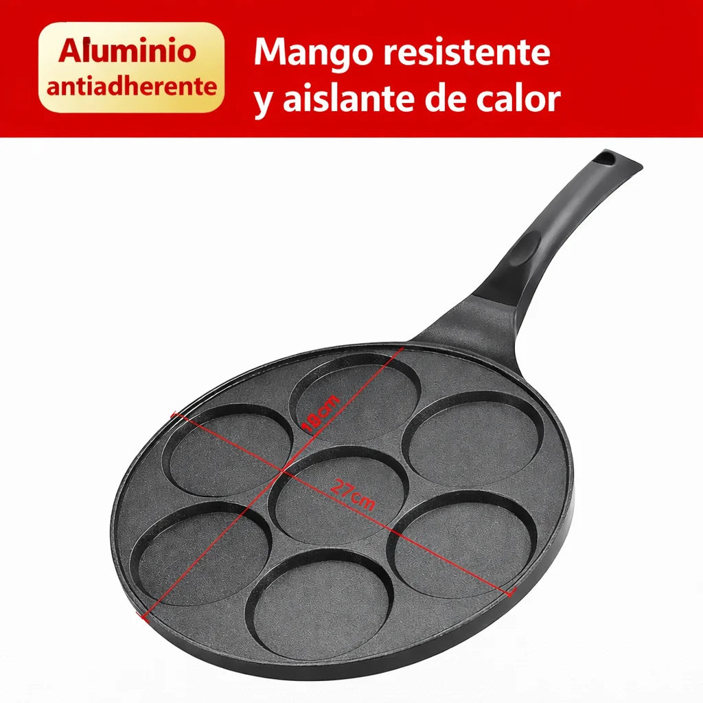 Sartén Antiadherente 7 Puestos