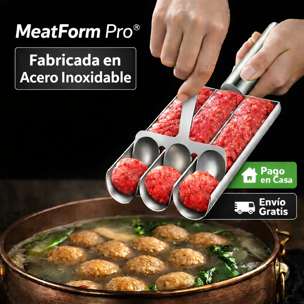 MeatForm Pro® - Albóndigas perfectas en segundos, sin ensuciarte