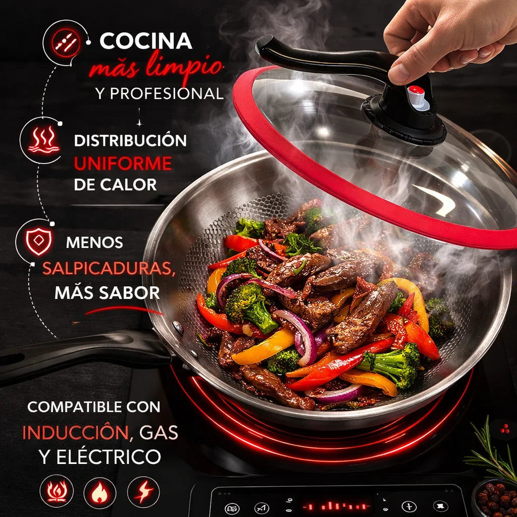 Sarten wok - PAGA EN CASA - ENVÍO GRATIS