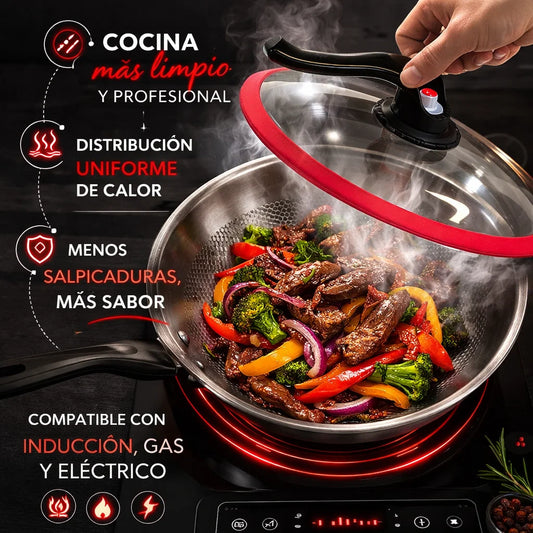 Sarten wok - PAGA EN CASA - ENVÍO GRATIS