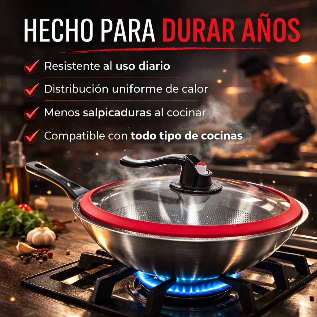 Sarten wok - PAGA EN CASA - ENVÍO GRATIS