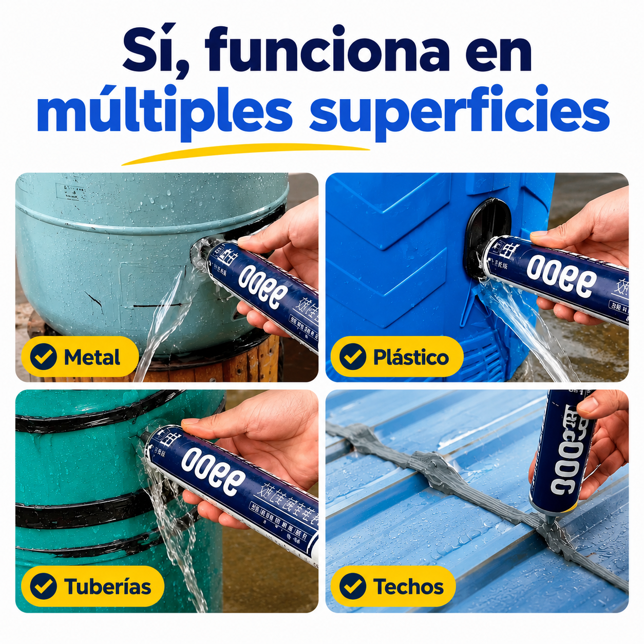 SealMax Pro™ – Sellador Negro de Alta Resistencia