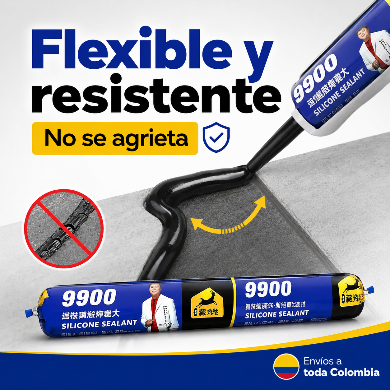 SealMax Pro™ – Sellador Negro de Alta Resistencia
