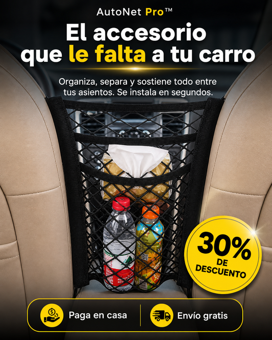 AutoNet Pro™ - Red Organizadora y Barrera para Carro