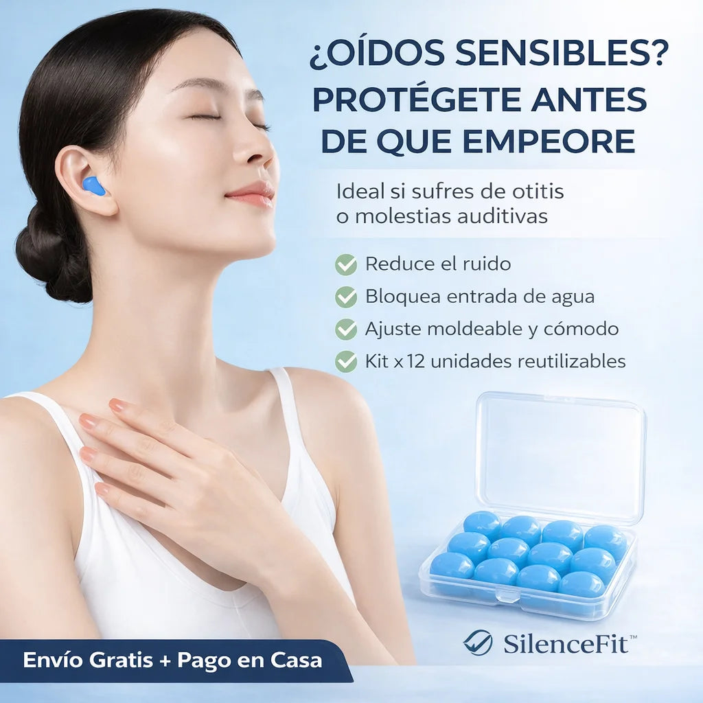 SilenceFit™ – Silencio real para dormir mejor y cuidar tus oidos