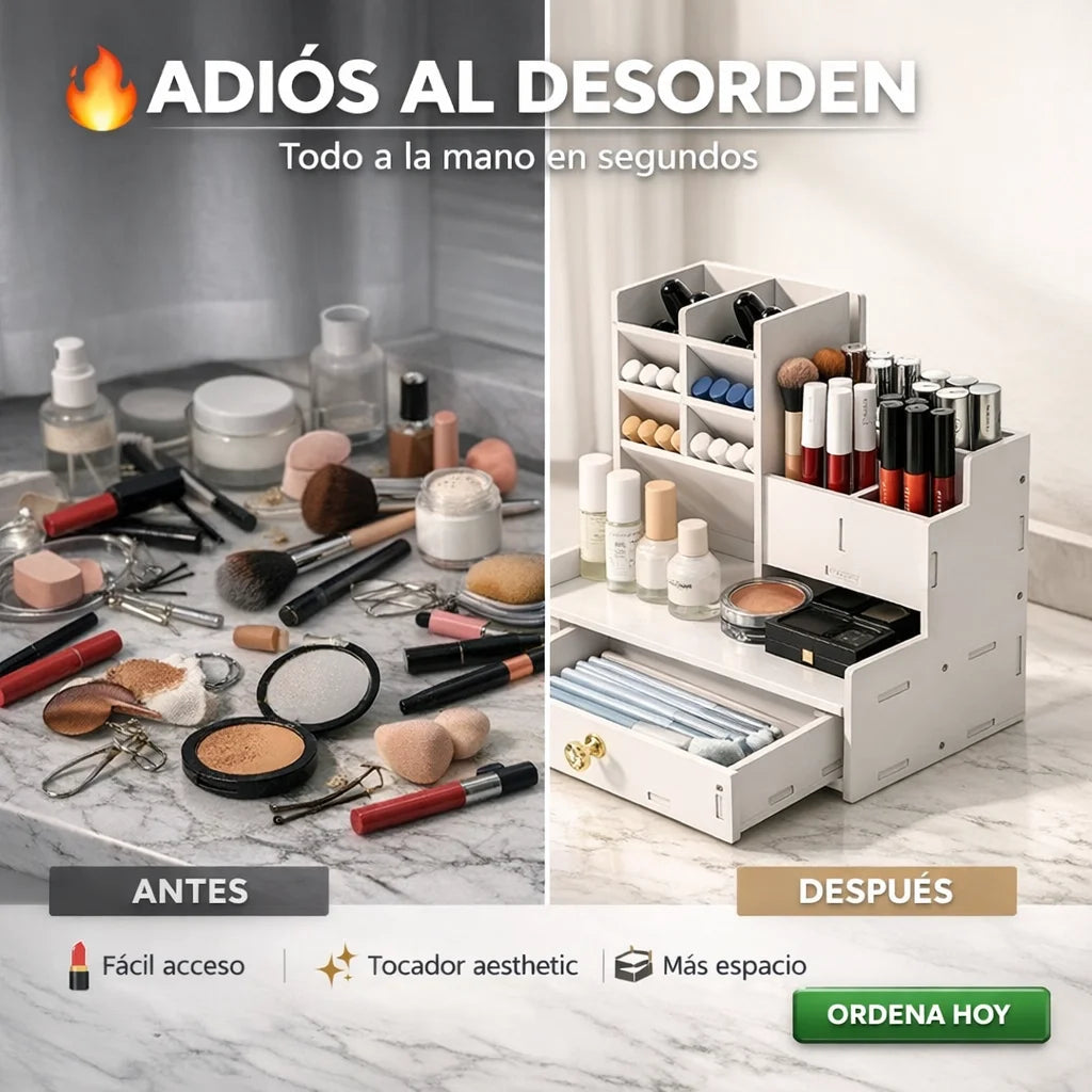 Organizador Multiuso con Cajón y Compartimentos