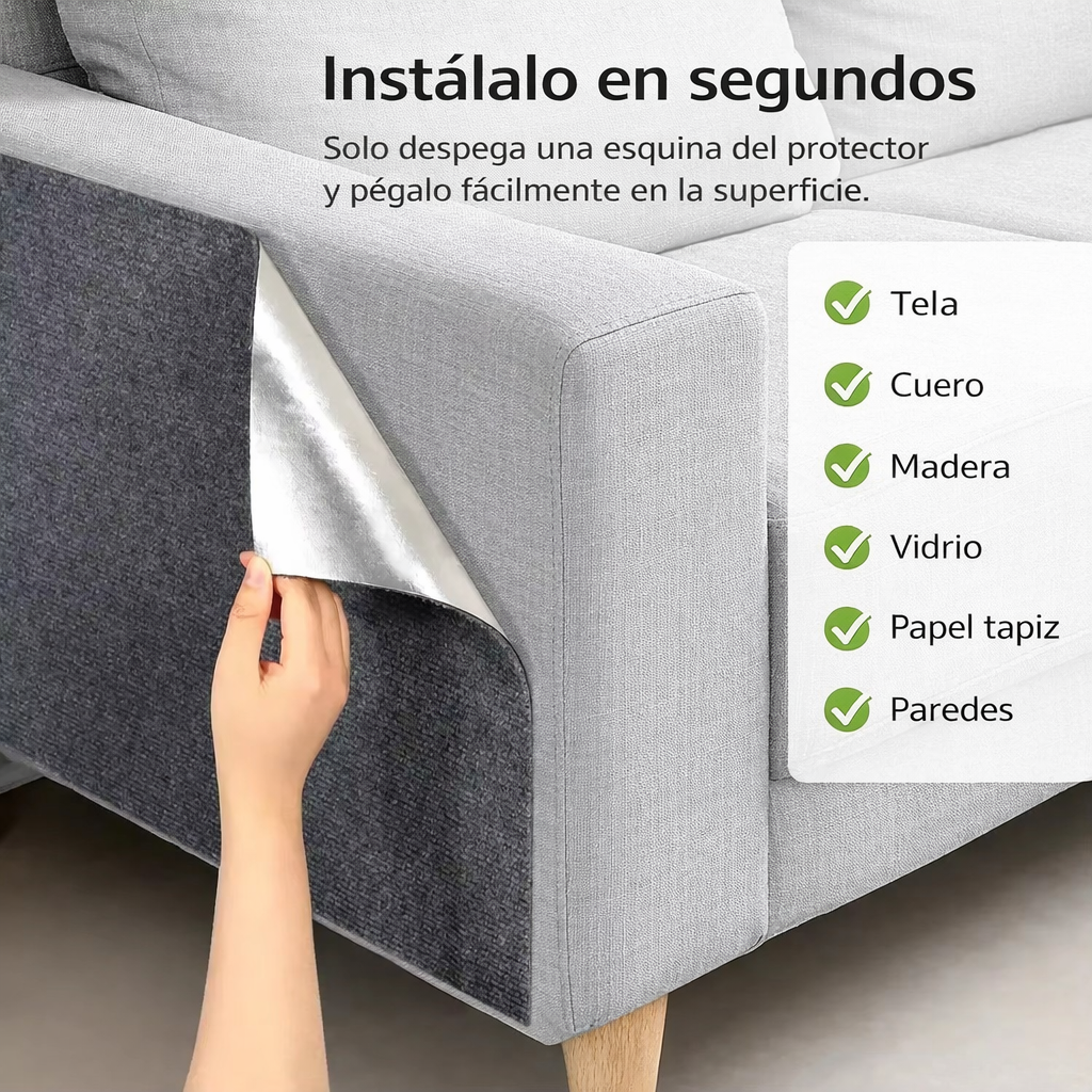 CatGuard™ – Protector Adhesivo para Sofá y Muebles