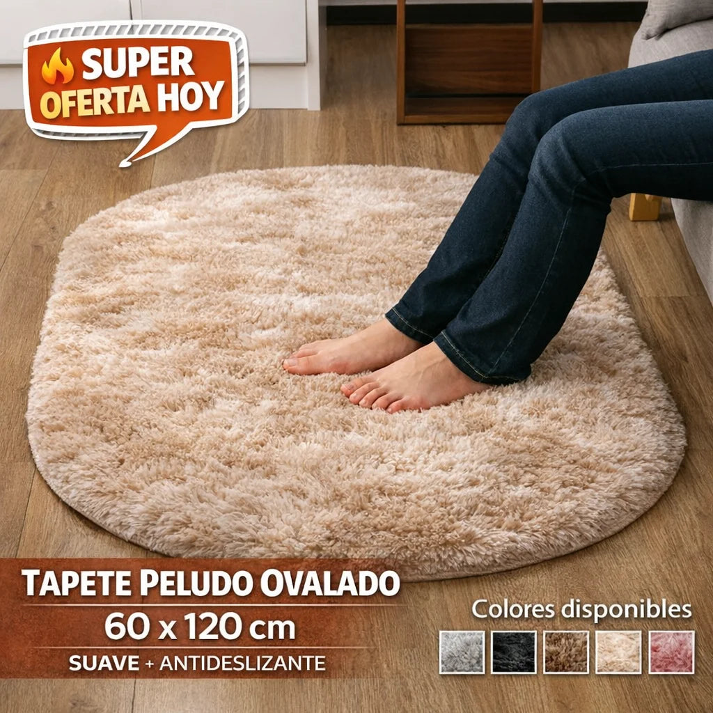 Tapete Peludo Antideslizante