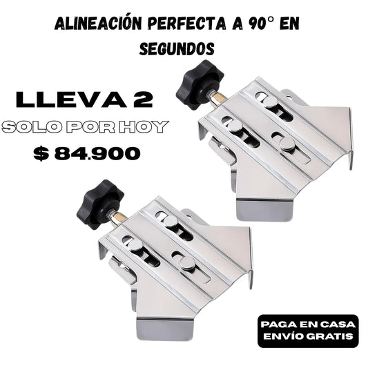Abrazaderas 90° Pro - Sujeción Precisa para Carpintería