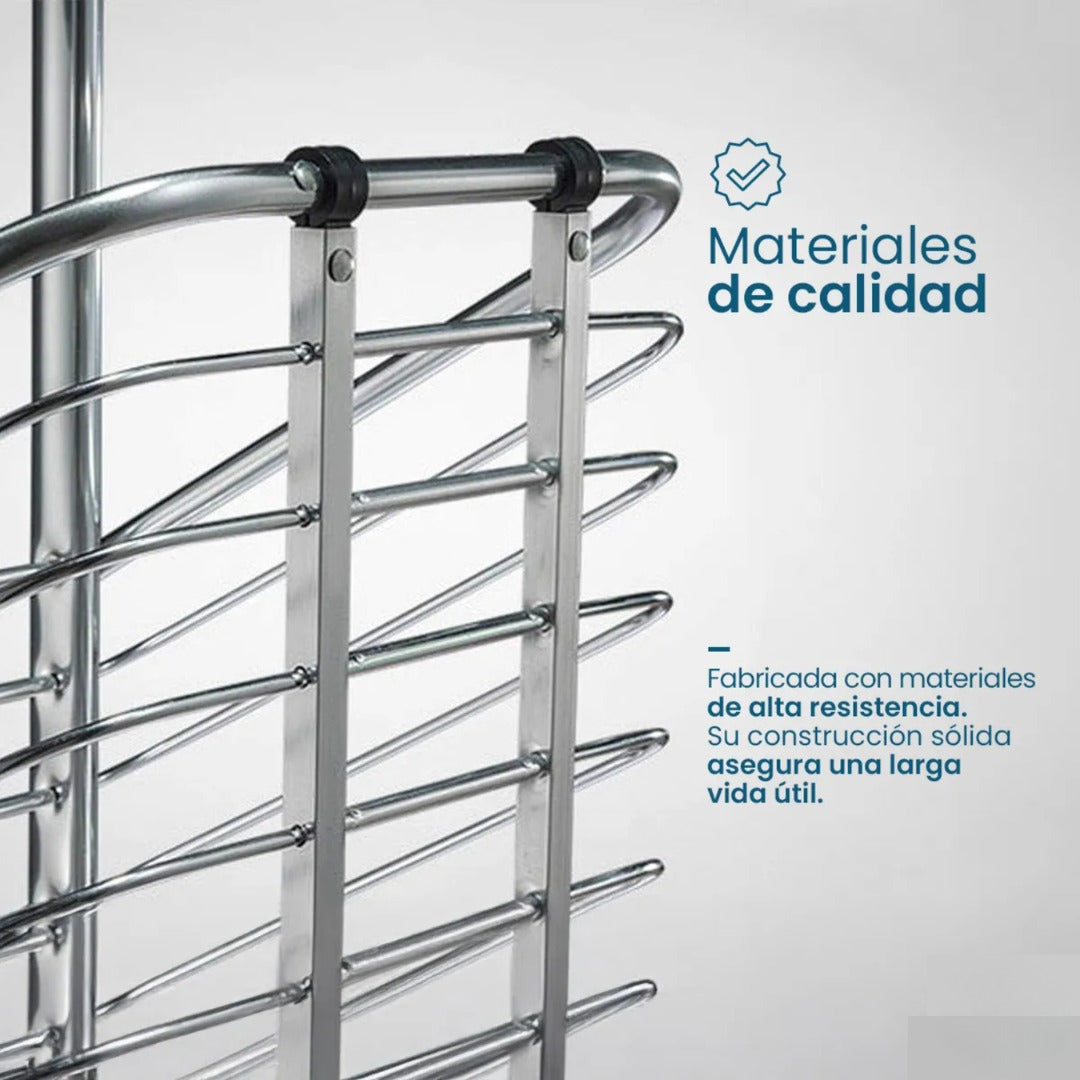 StairGo Pro™ - Carrito Plegable Subidor de Escaleras con 8 Ruedas
