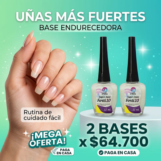 Super base forti 10 Uñas fuertes - PAGA EN CASA - ENVÍO GRATIS