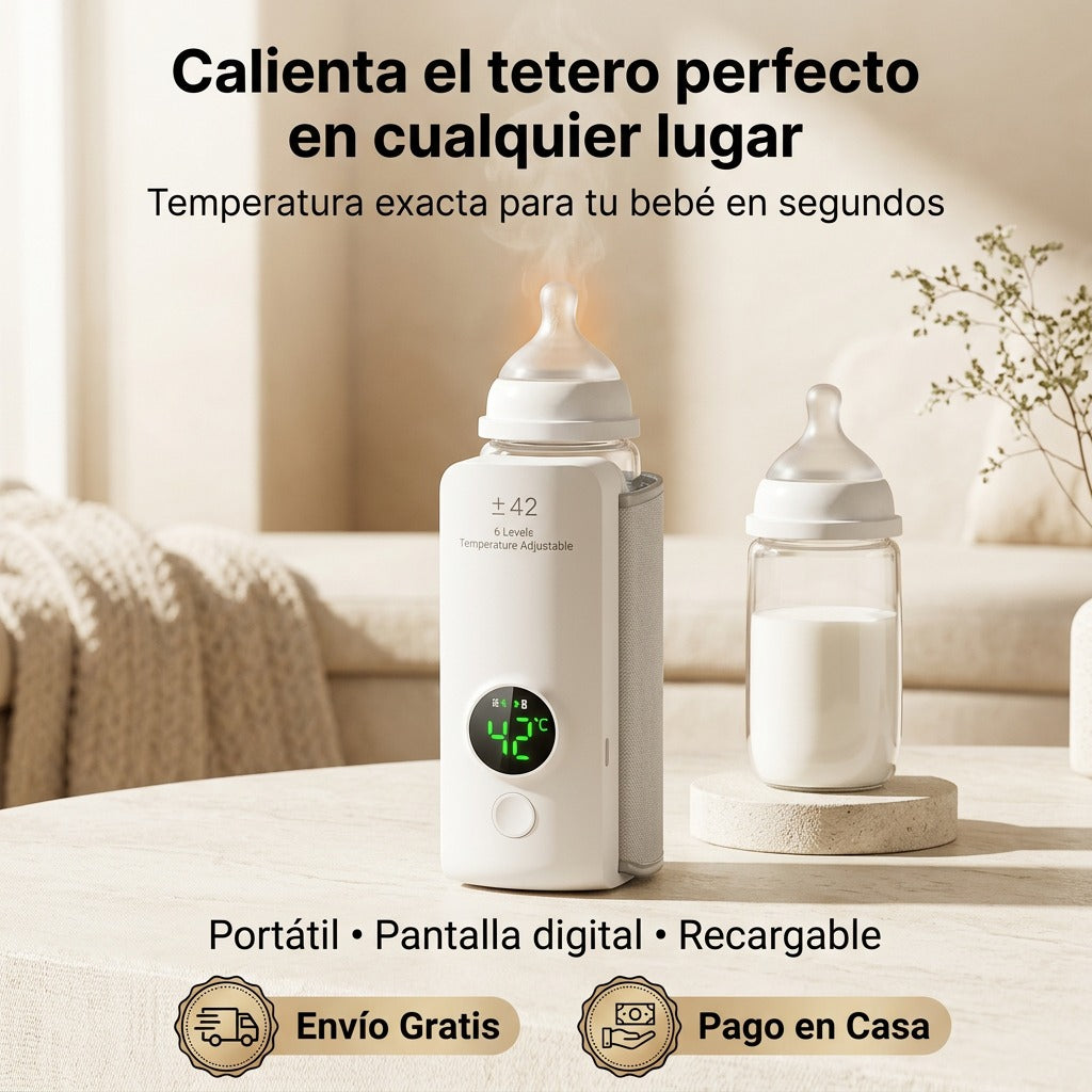 Calentador Portátil de Teteros para Bebé