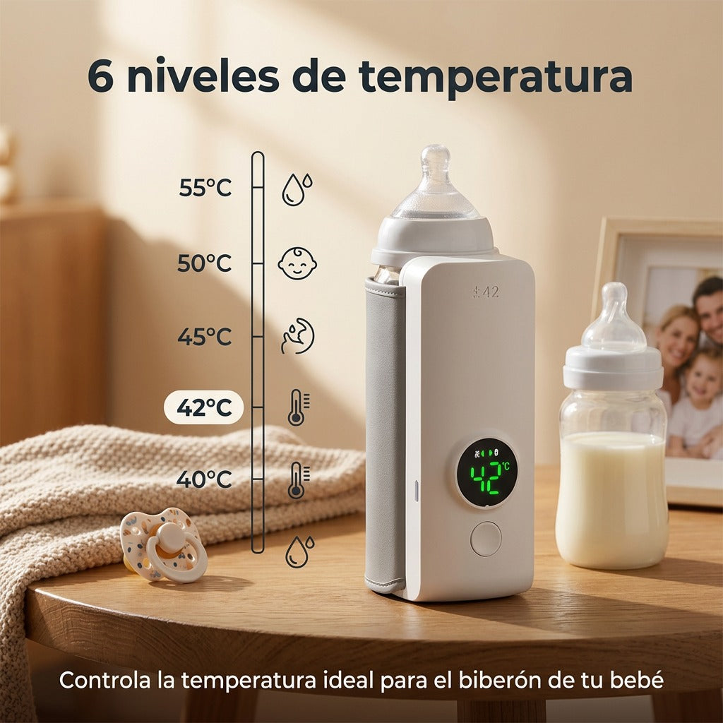 Calentador Portátil de Teteros para Bebé