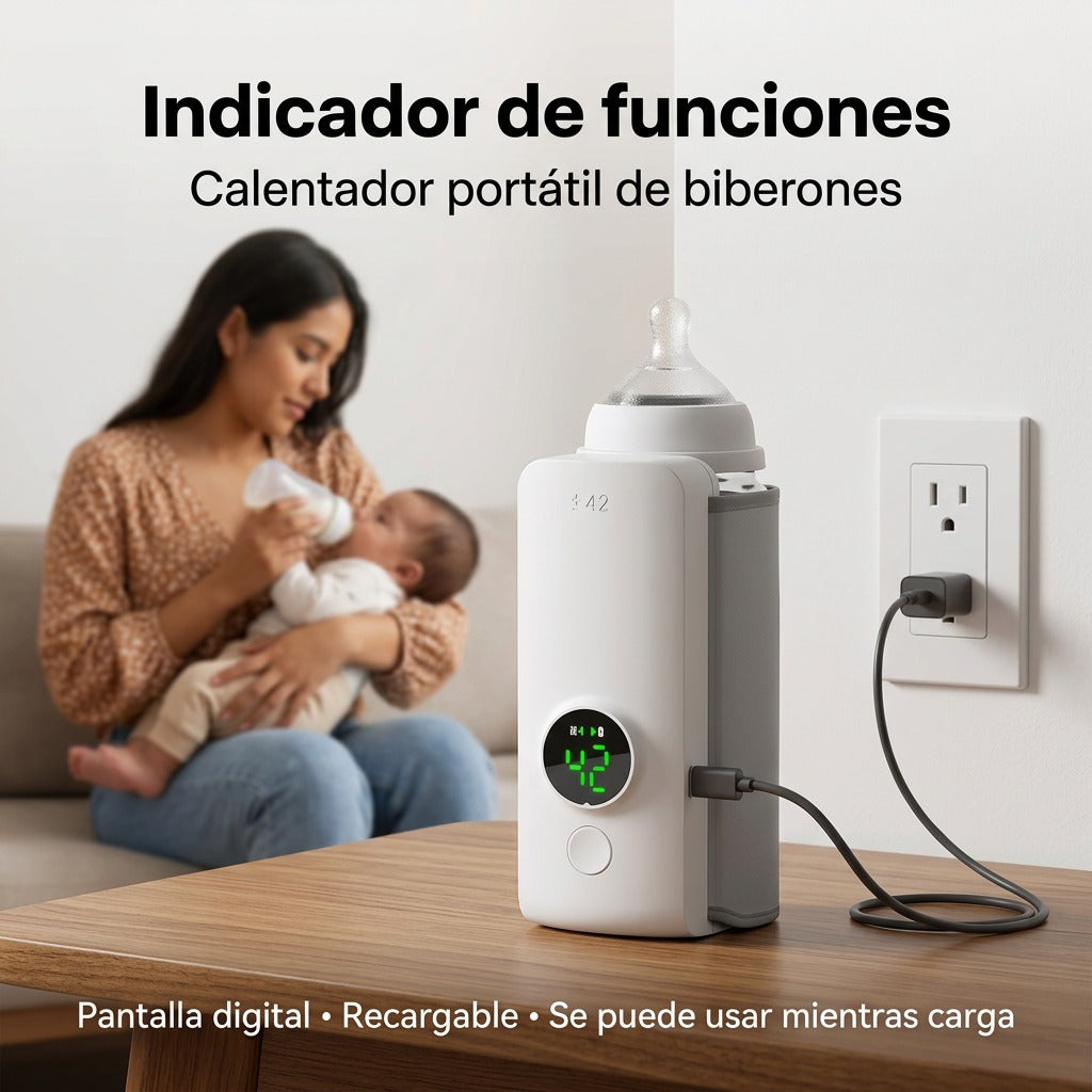 Calentador Portátil de Teteros para Bebé