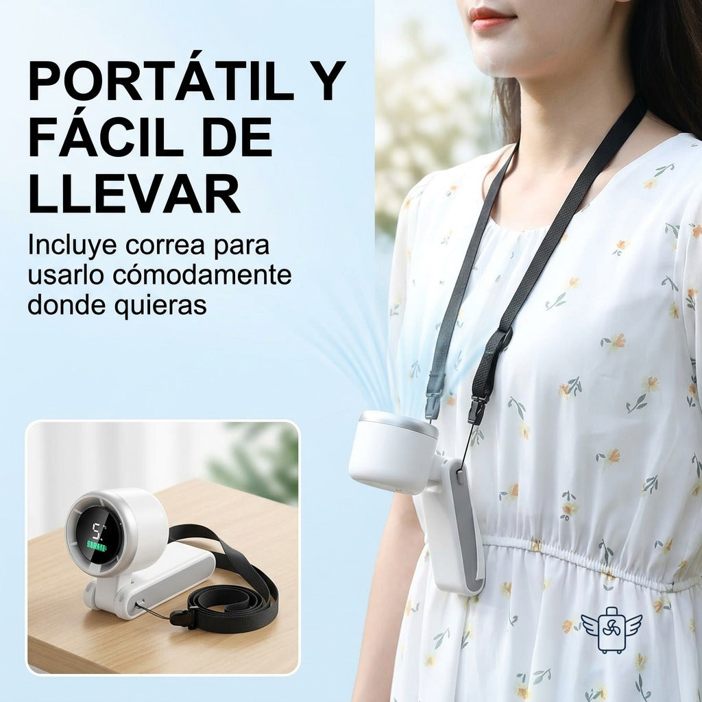 TurboBreeze Pro™ — El ventilador portátil que te salva del calor en segundos.