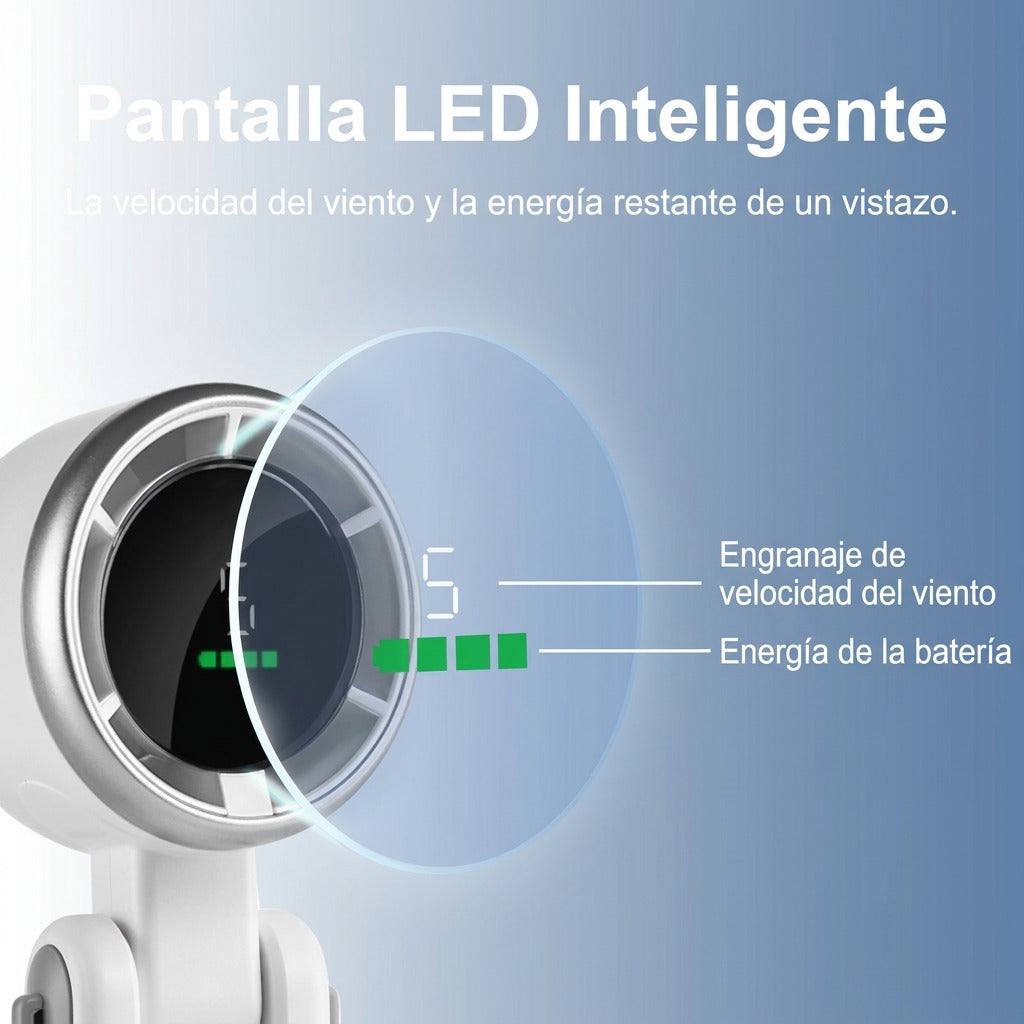 TurboBreeze Pro™ — El ventilador portátil que te salva del calor en segundos.