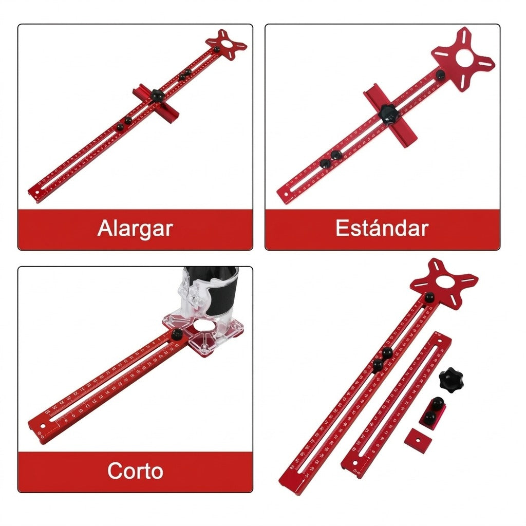 CirclePro™ La guía de fresado 3 en 1 para cortes perfectos