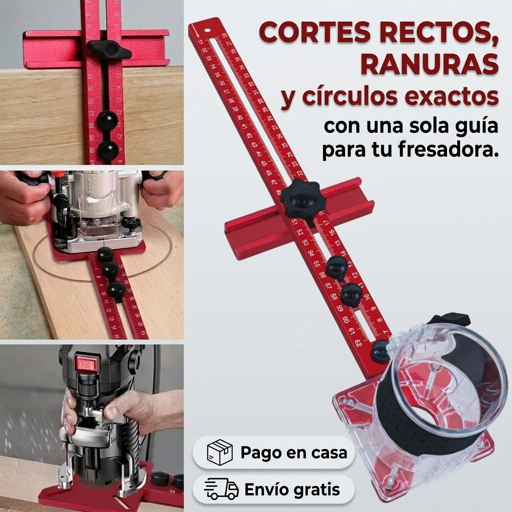 CirclePro™ La guía de fresado 3 en 1 para cortes perfectos