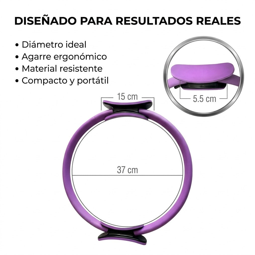 PilatesRing Pro™ — Anillo Tonificador Multifuncional