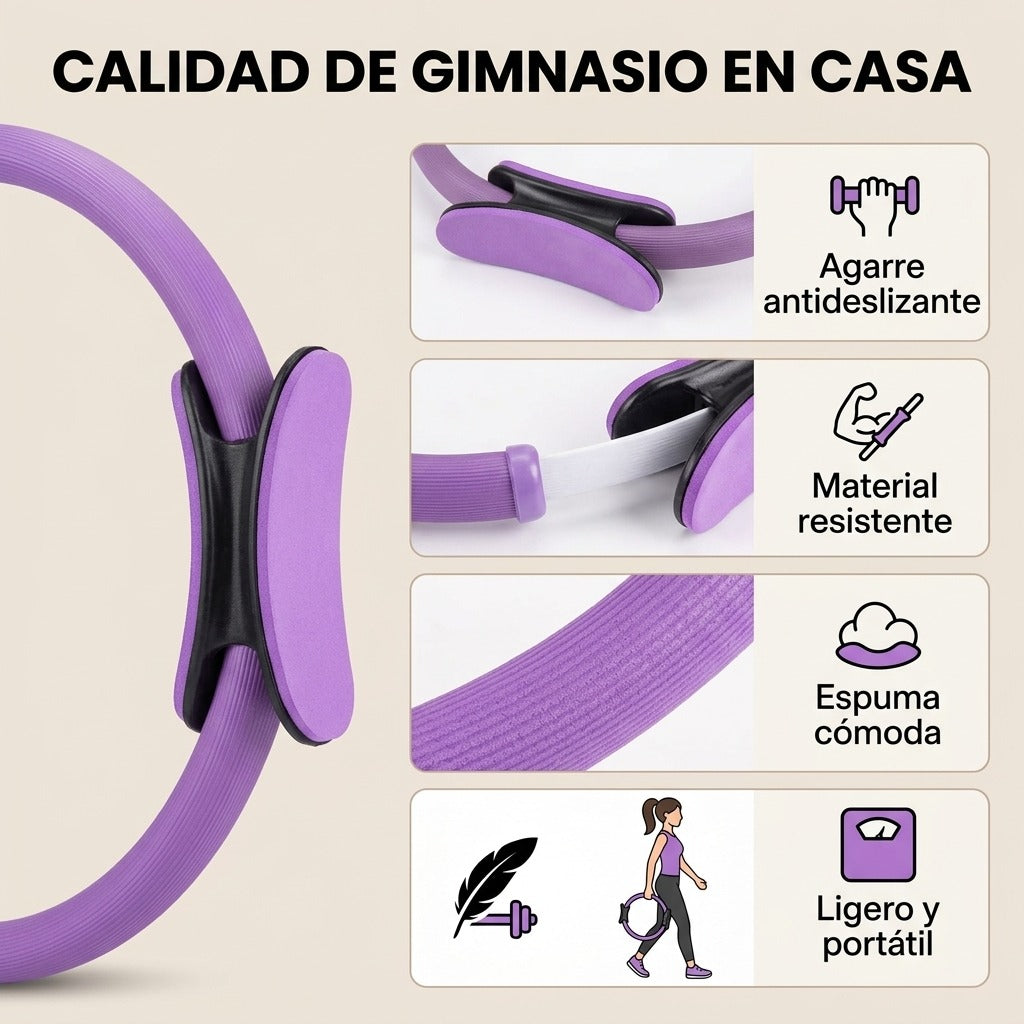 PilatesRing Pro™ — Anillo Tonificador Multifuncional