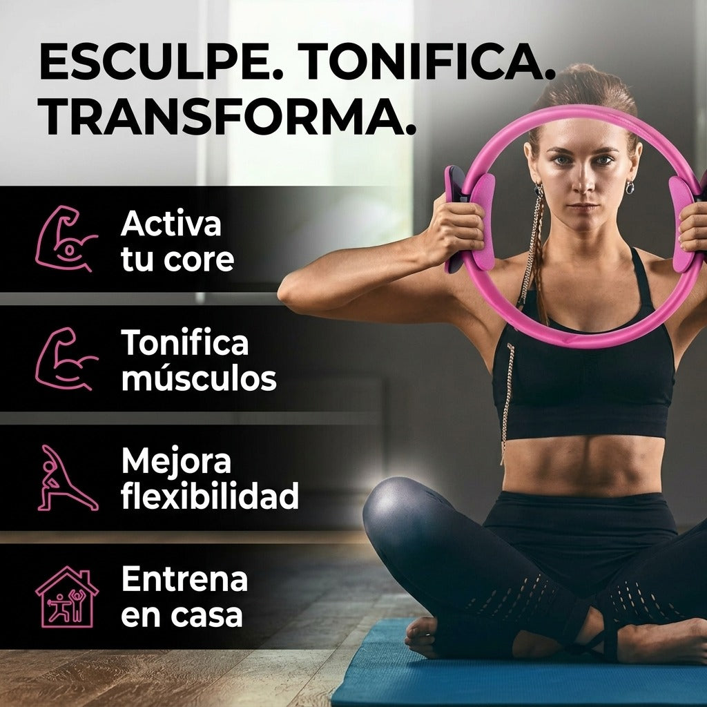 PilatesRing Pro™ — Anillo Tonificador Multifuncional