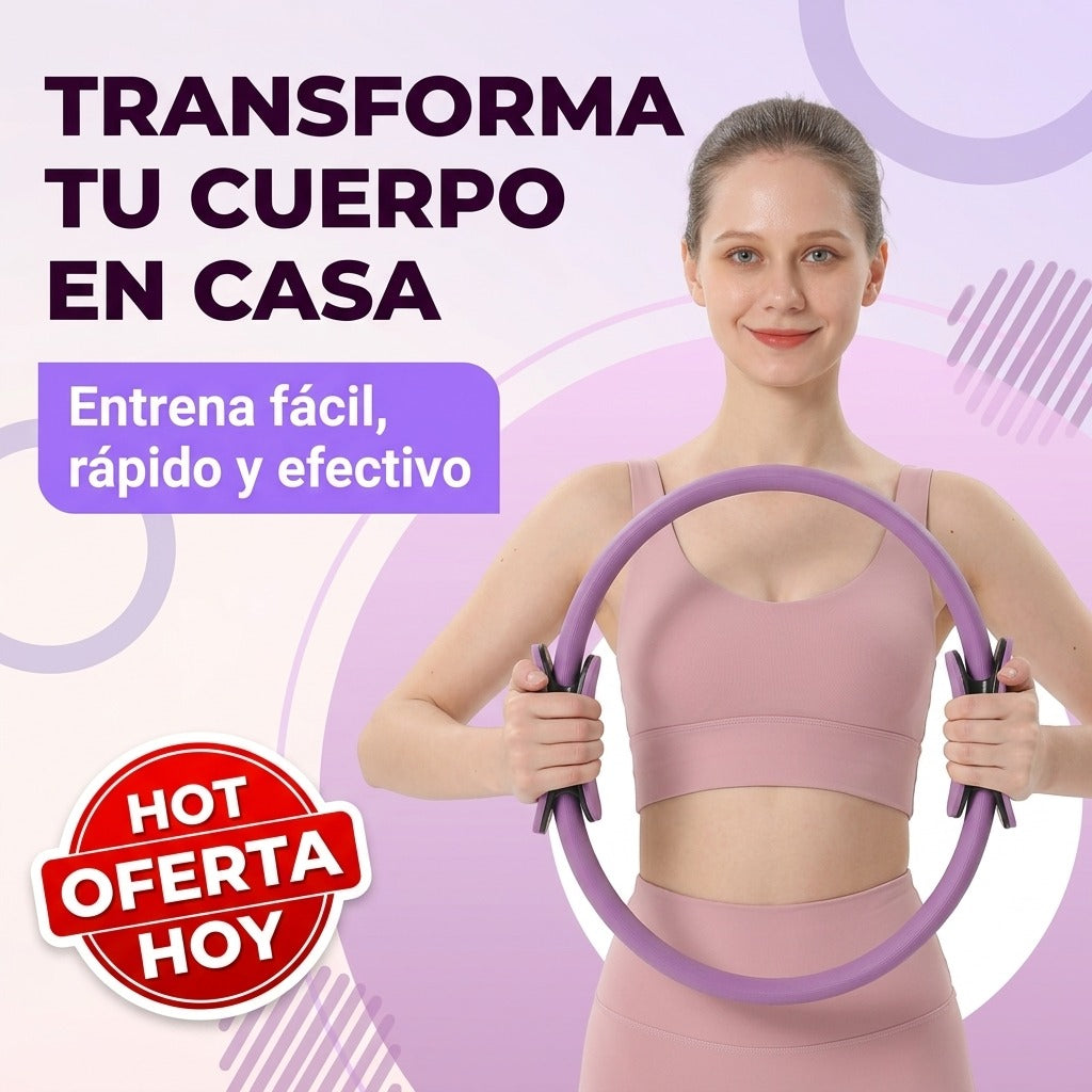 PilatesRing Pro™ — Anillo Tonificador Multifuncional
